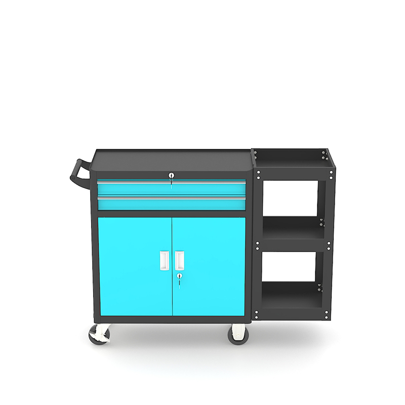 Two Drawer Steel Tool Trolley - Image 8