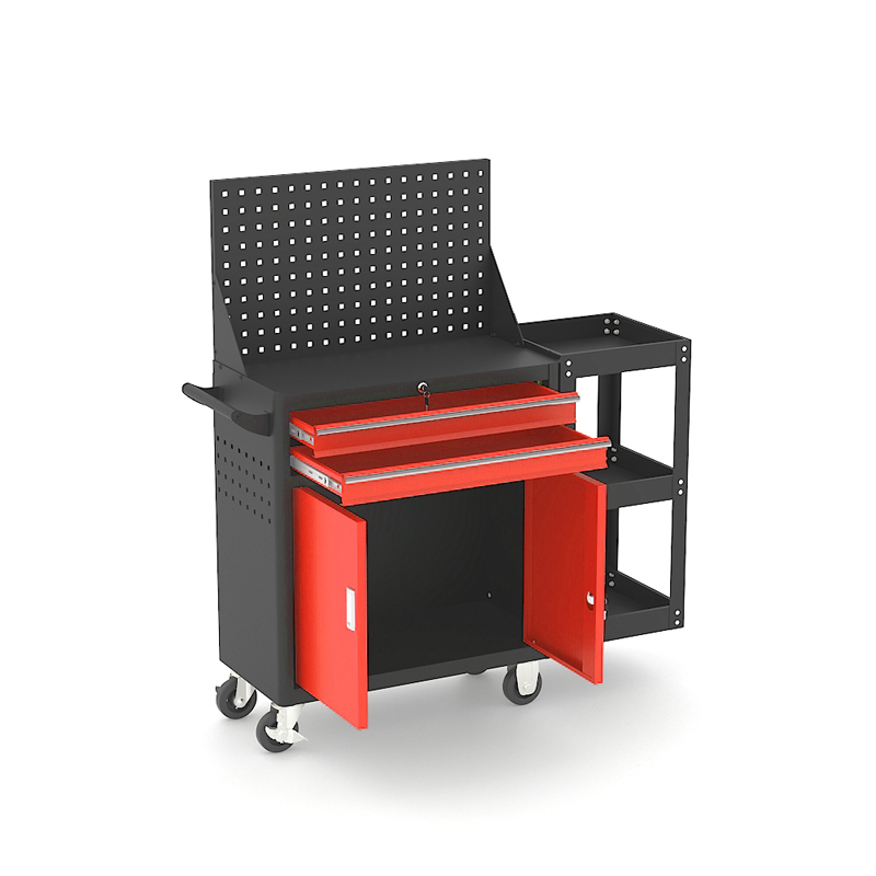 Two Drawer Steel Tool Trolley - Image 3