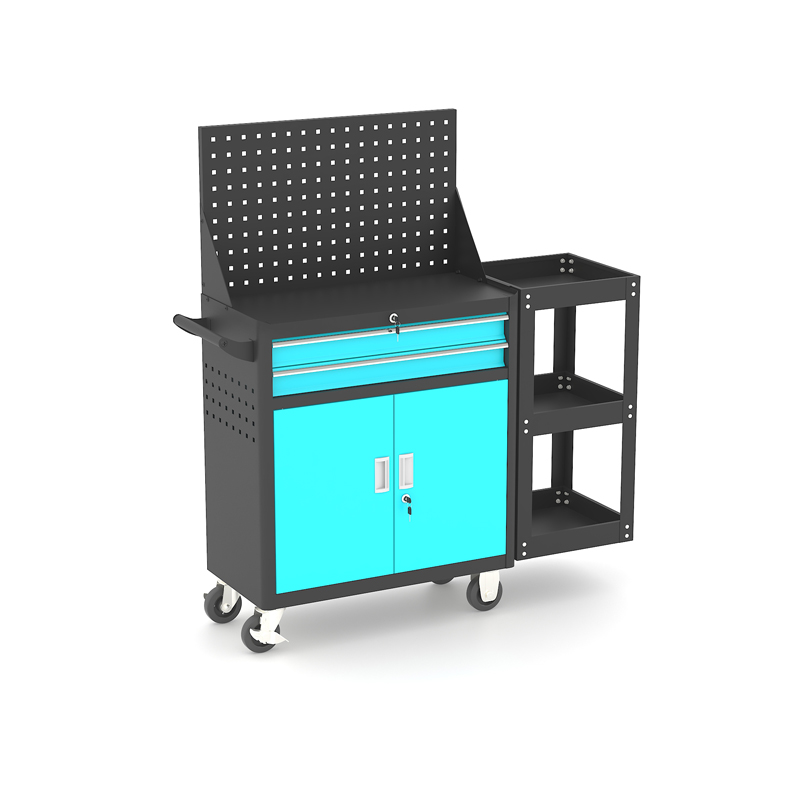 Two Drawer Steel Tool Trolley - Image 4