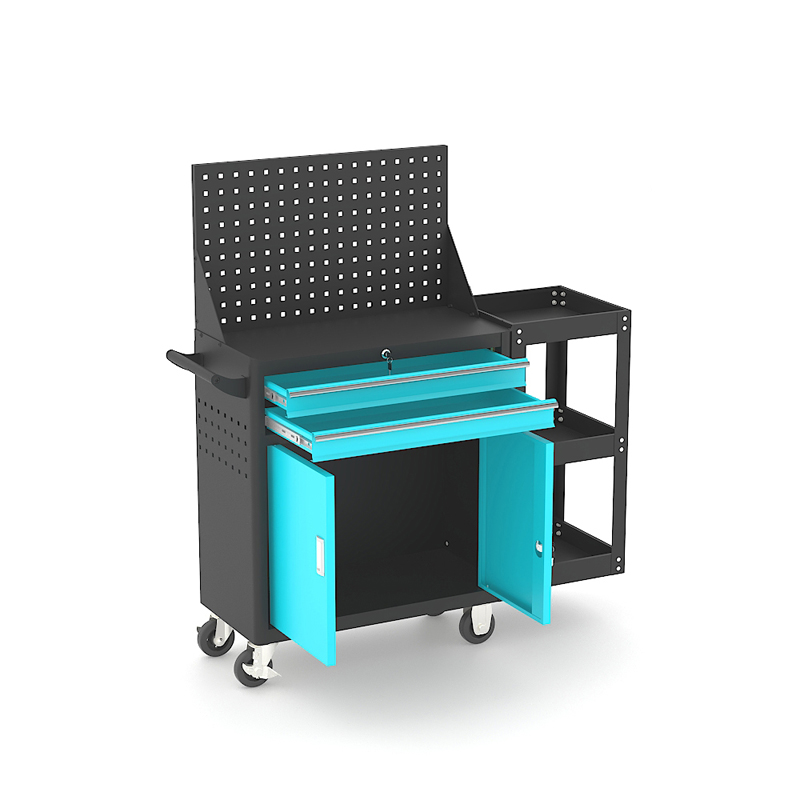 Two Drawer Steel Tool Trolley - Image 6