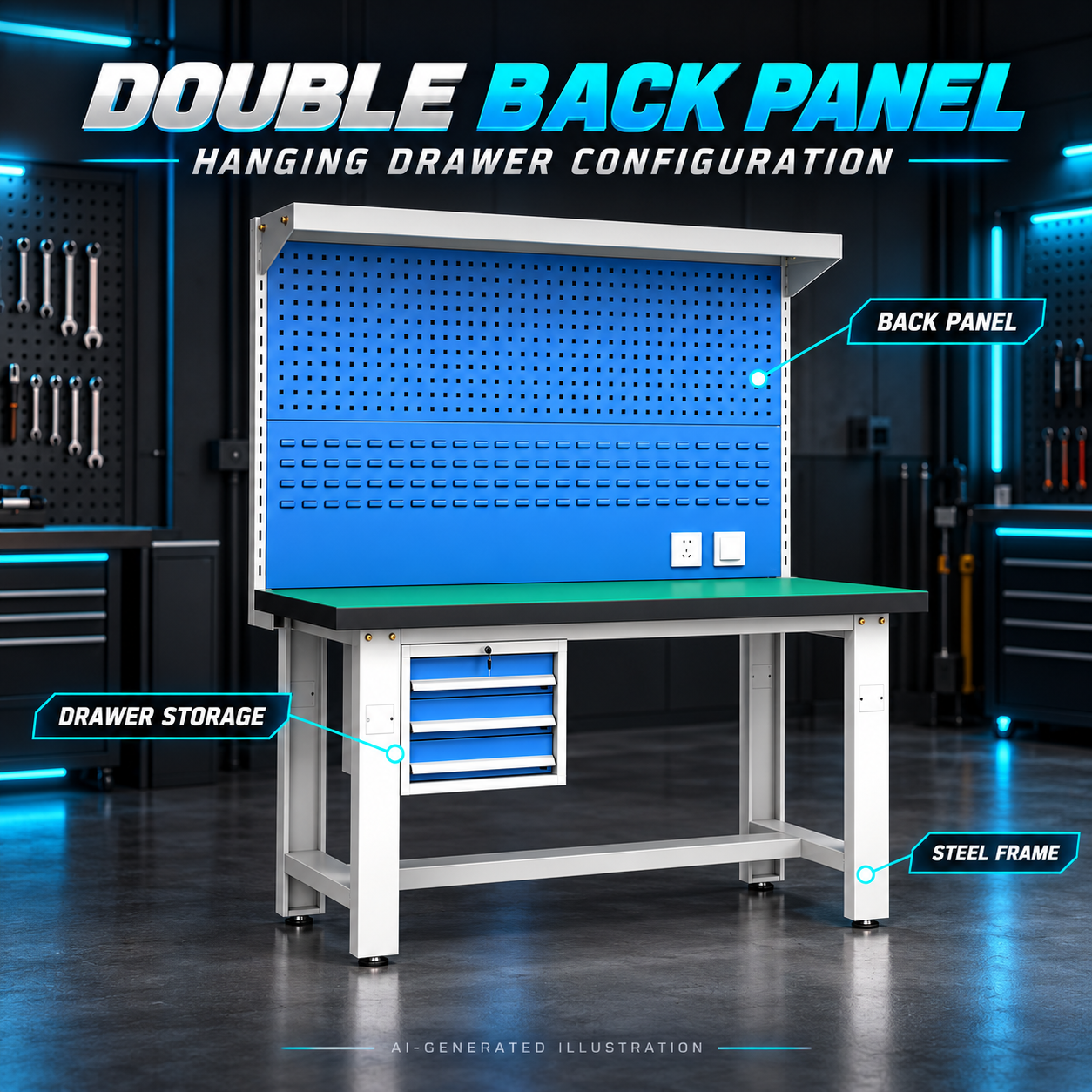 Heavy Duty Workbench - Image 4