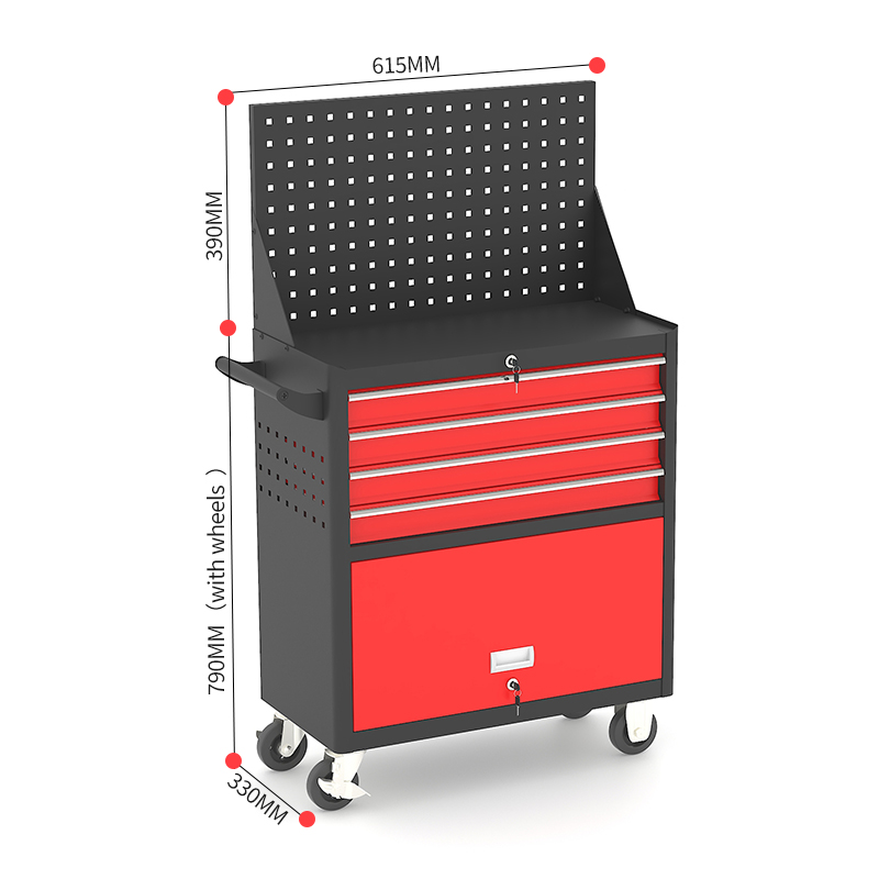 Four Drawer Tool Trolley - Image 2