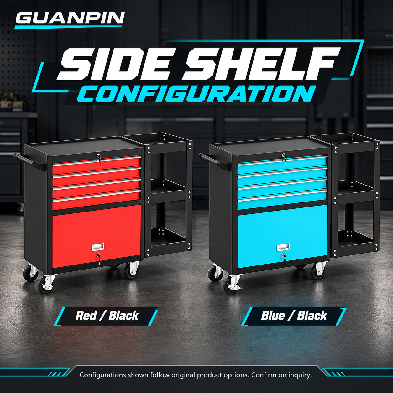 Four Drawer Tool Trolley - Image 3