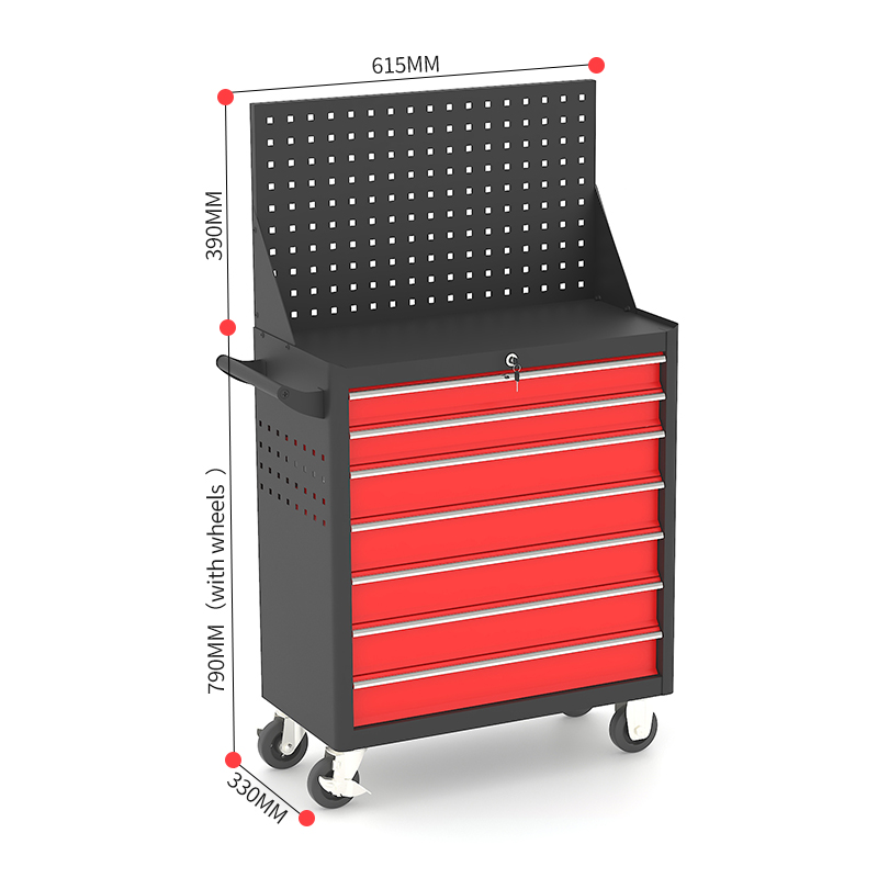 Seven Drawer Tool Trolley - Image 2