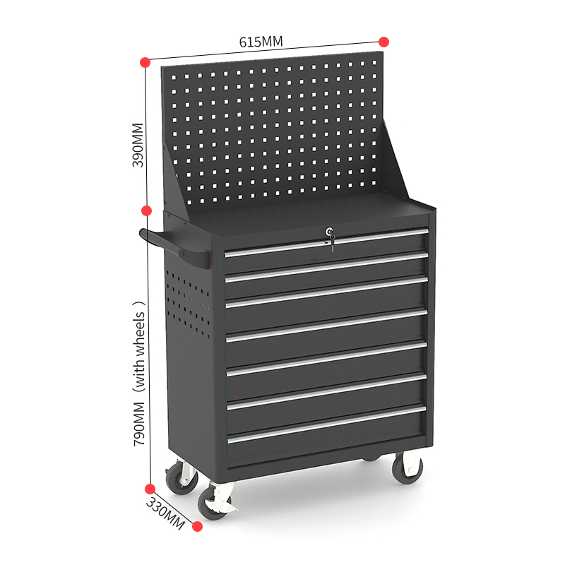 Seven Drawer Tool Trolley - Image 4