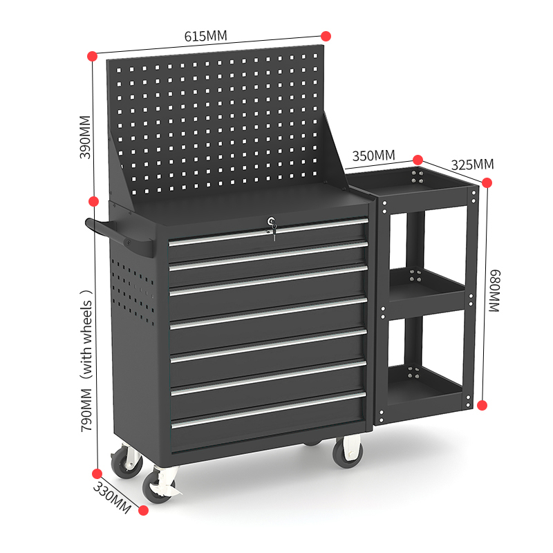 Seven Drawer Tool Trolley - Image 10