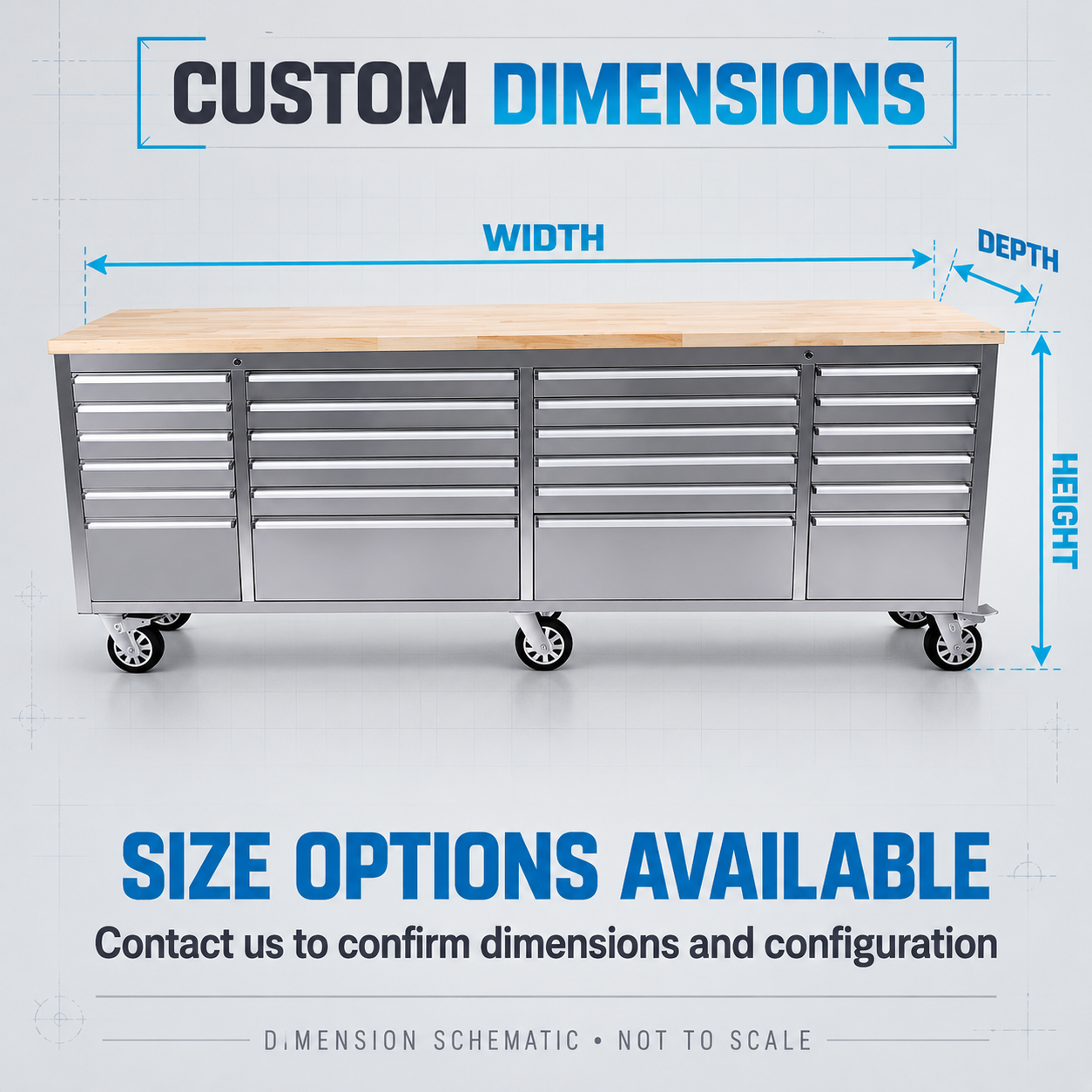 Stainless Steel Tool Cart - Image 3
