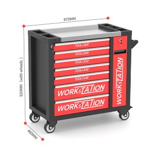 Seven &Side Drawer Tool Trolley