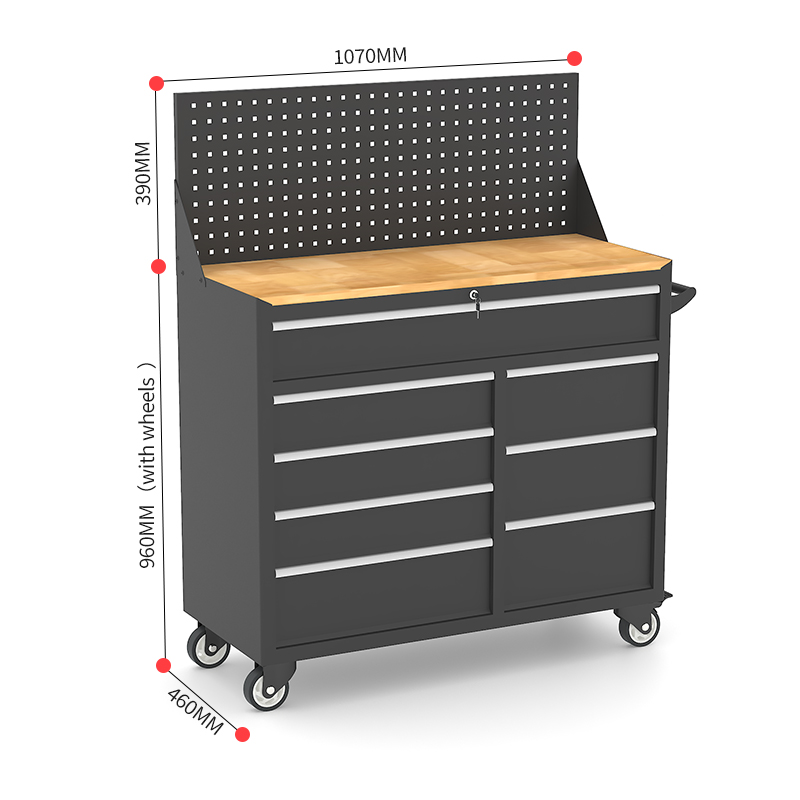 Eight Drawer Tool Trolley