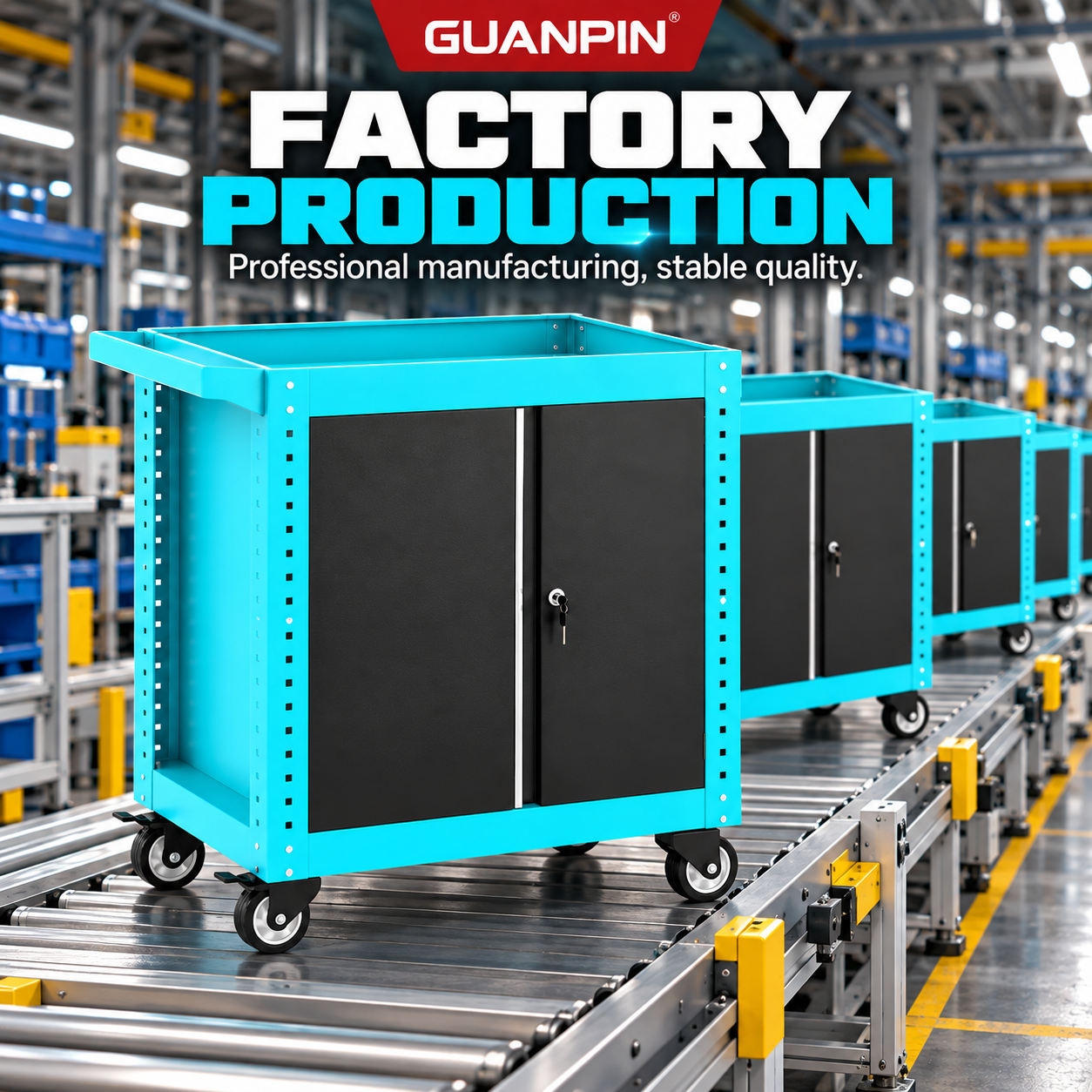 Knock Down 2 Door Tool Trolley - Image 4