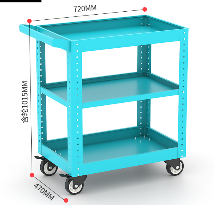 Three-Tier Tool Trolley