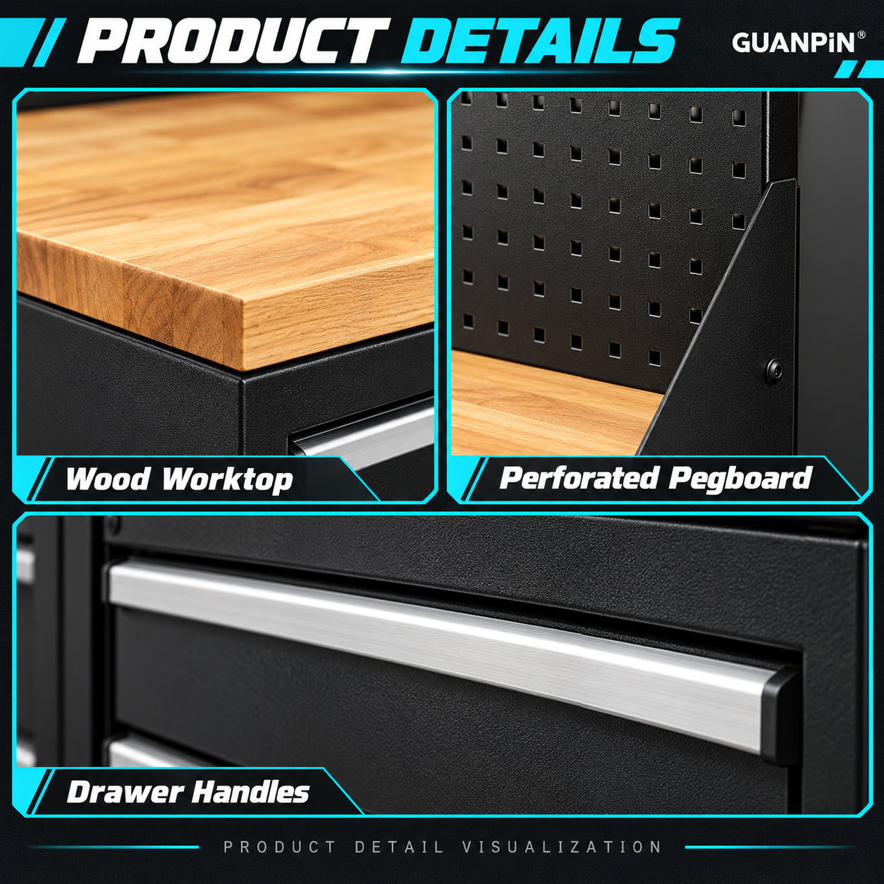 Eight Drawer Tool Trolley - Image 8