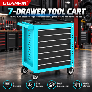 Heavy-Duty 7-Drawer Mobile Tool Cart